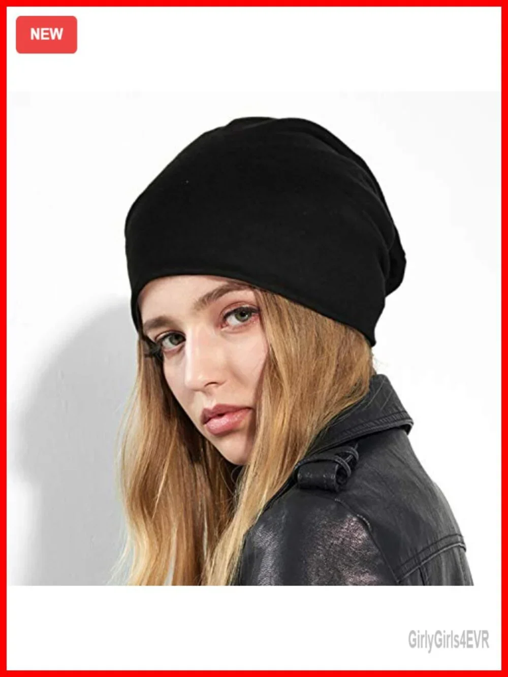 Cotton Slouchy Beanie Unisex Soft Lightweight Running Skull Cap